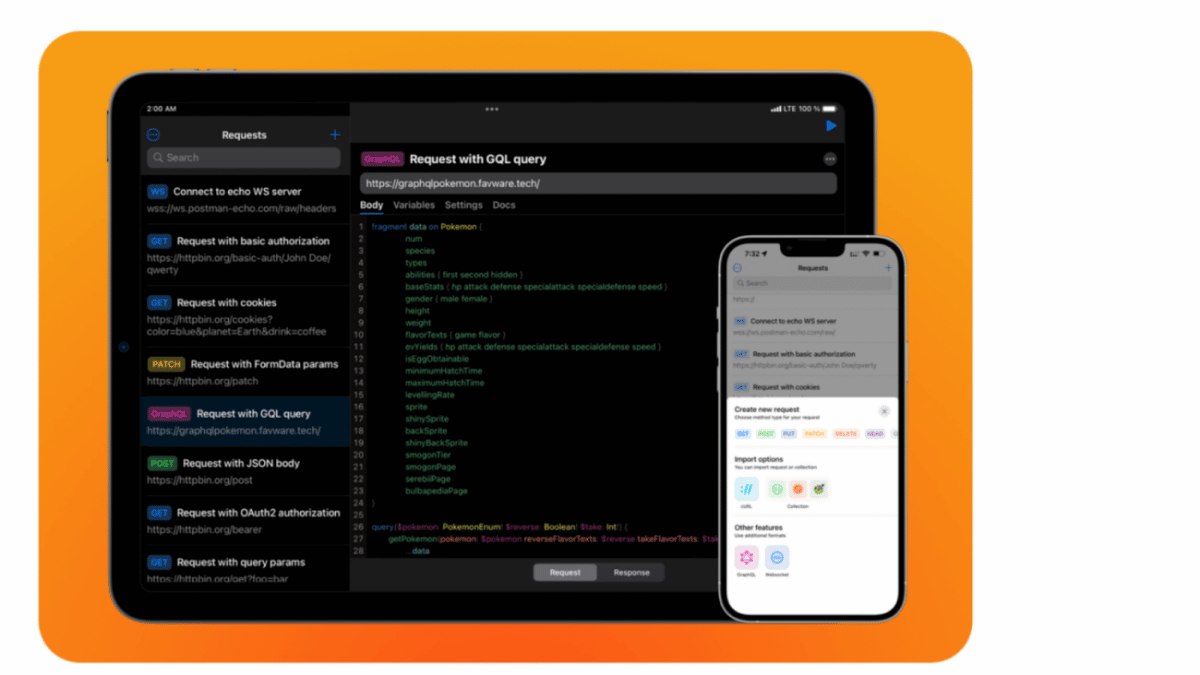API Tester - the first mobile app to test any API