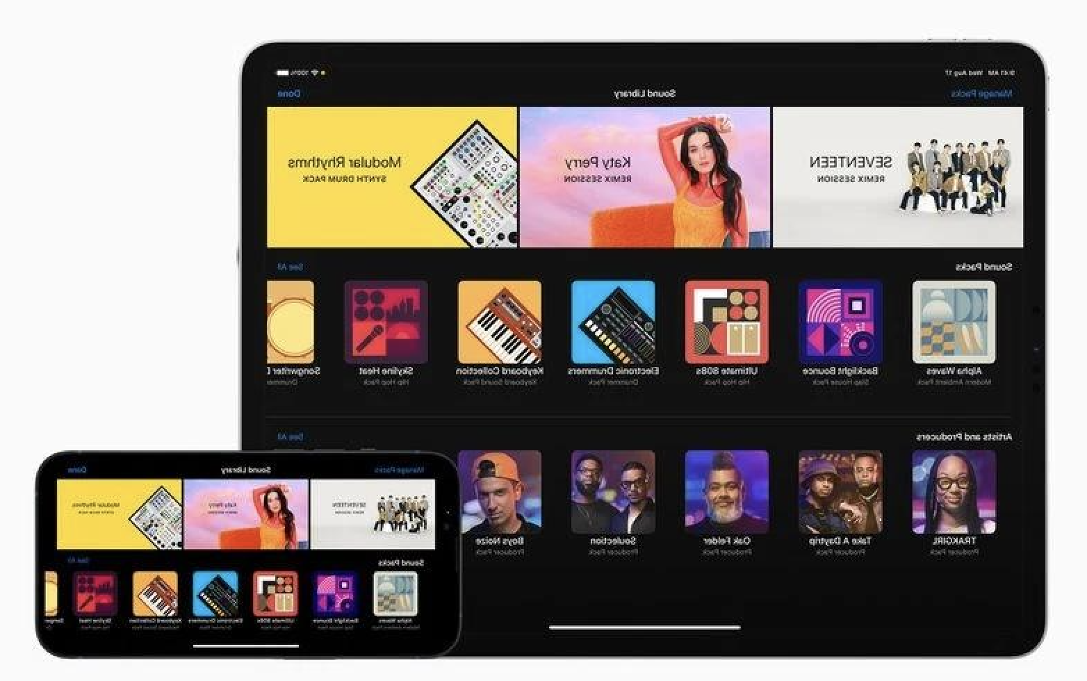 New GarageBand Remix Sessions