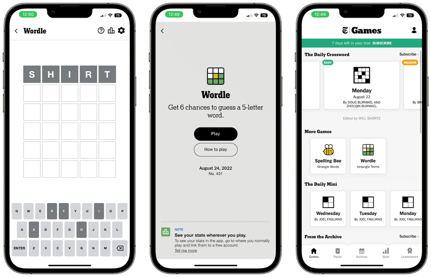 New York Times Crossword App