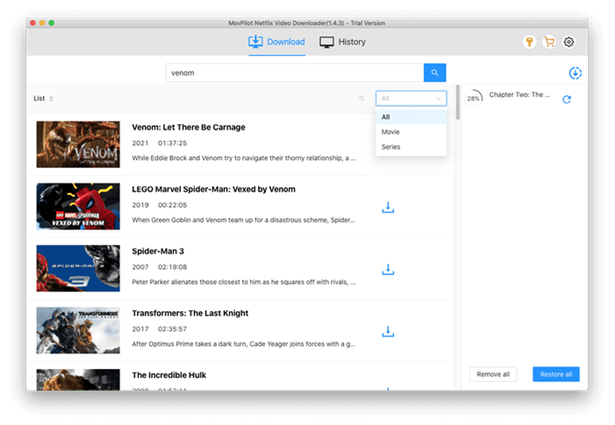 Embedded Search Function