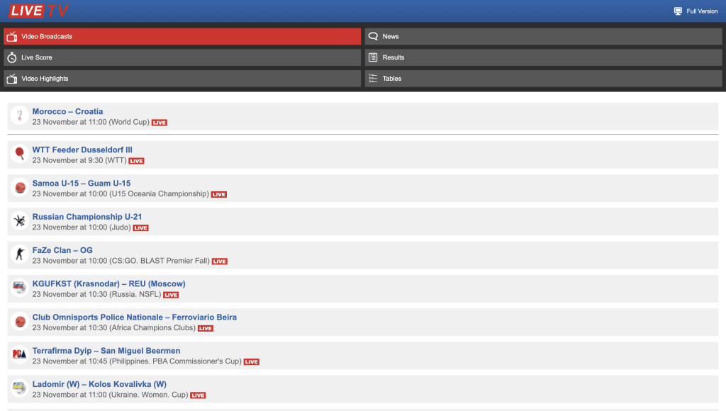 FirstRowSports Live TV