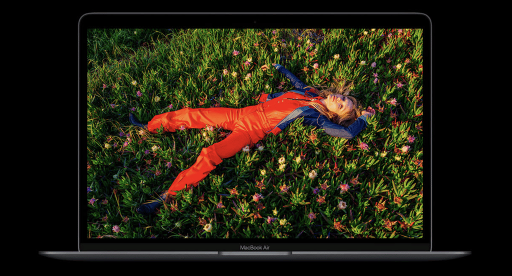 MacBook Air with Retina Display and True Tone Technology