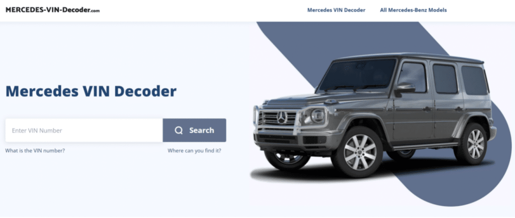 Mercedes-VIN-Decoder Review In 2023: The Most Useful VIN Number Decoder In The US