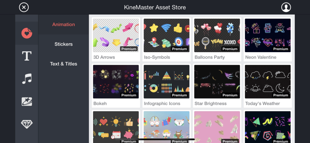 KineMaster Assest Store