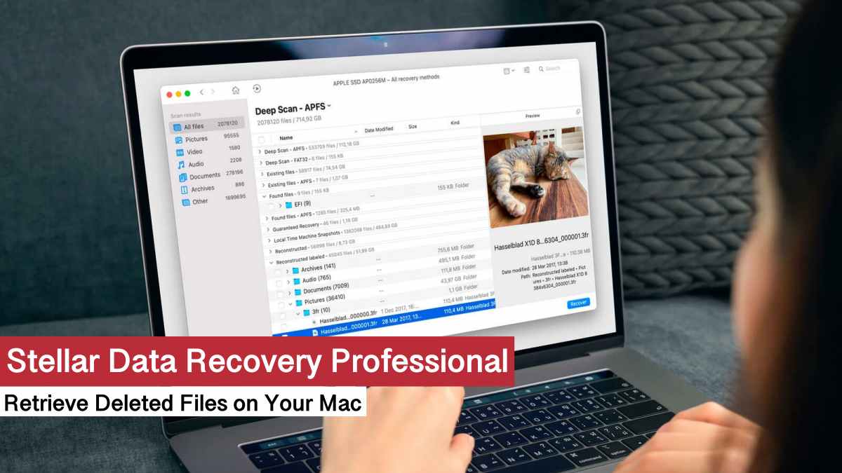 How to Use Stellar Data Recovery Professional to Retrieve Deleted Files on Your Mac