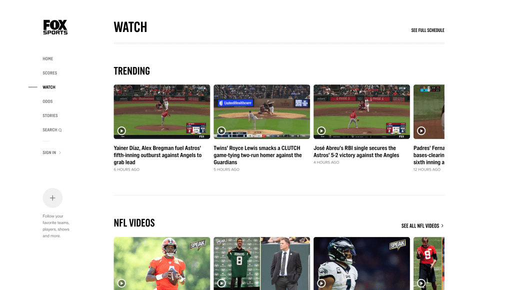 VipBox Alternatives: Fox Sports