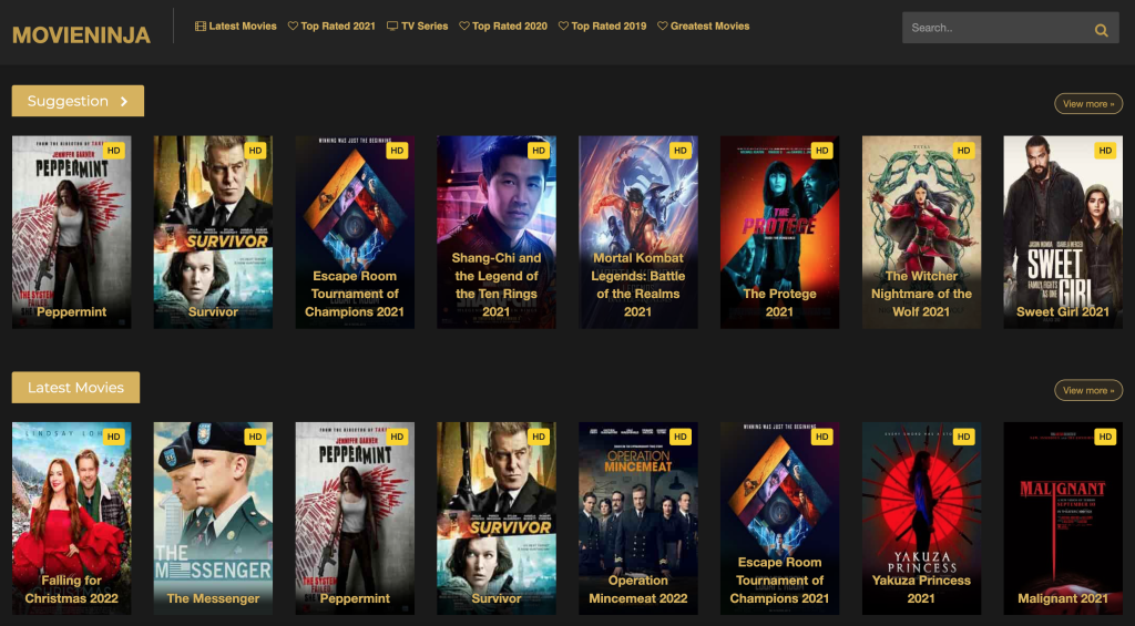 HuraWatch Alternatives: MovieNinja