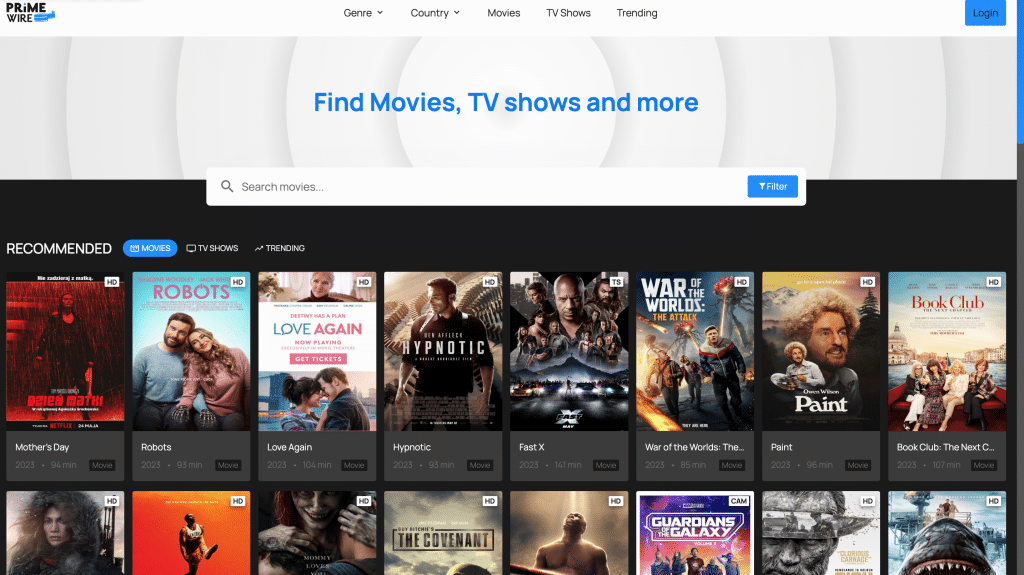 HuraWatch Alternatives: PrimeWire