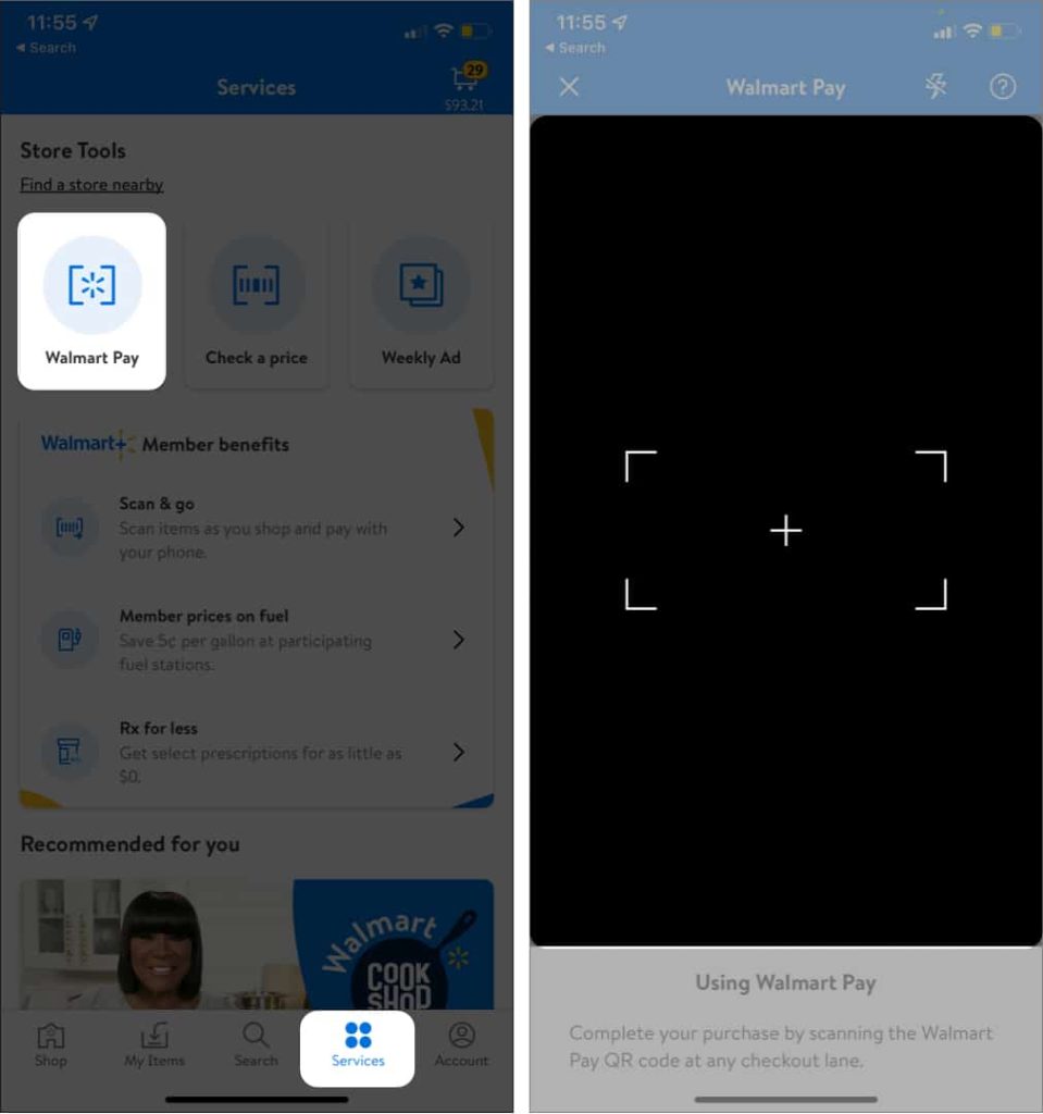 iPhone Apple Pay at Walmart