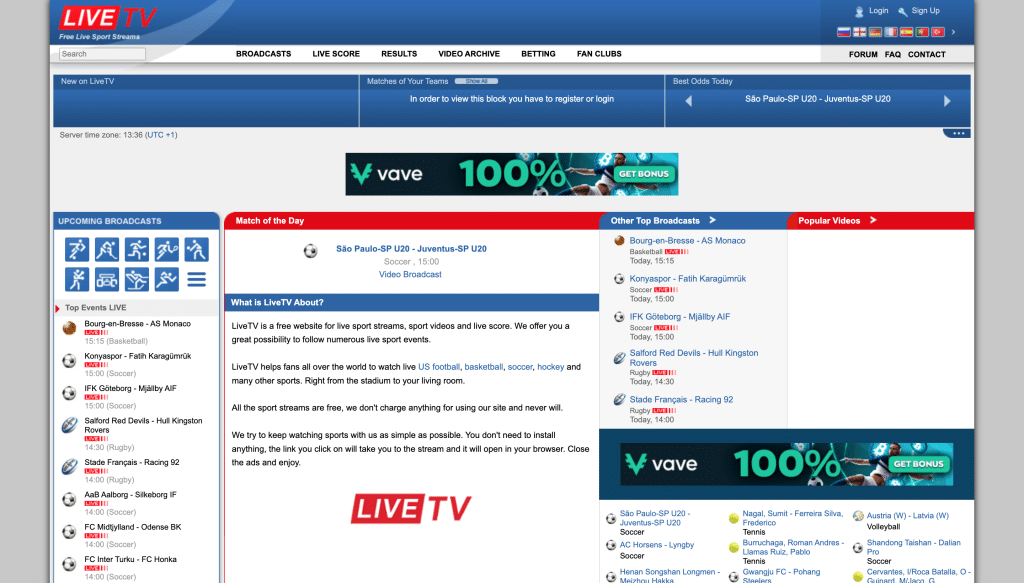 MLB66 Alternatives: LiveTV