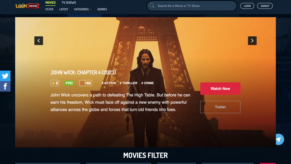 HuraWatch Alternatives: LookMovie