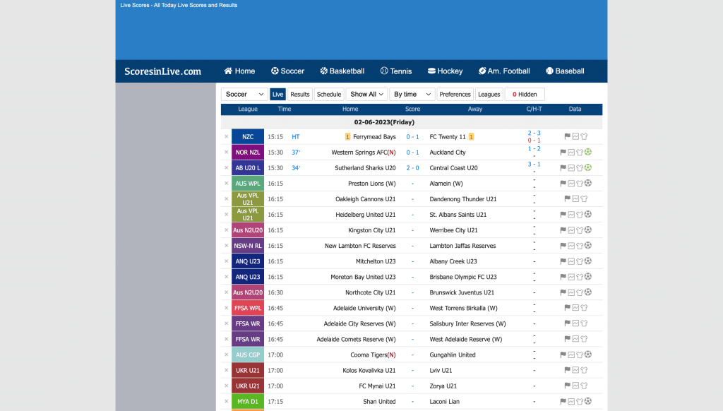 VipBox Alternatives: ScoresInLive