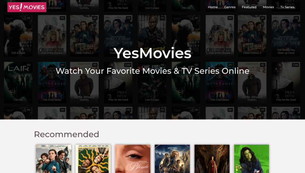 HuraWatch Alternatives: YesMovies