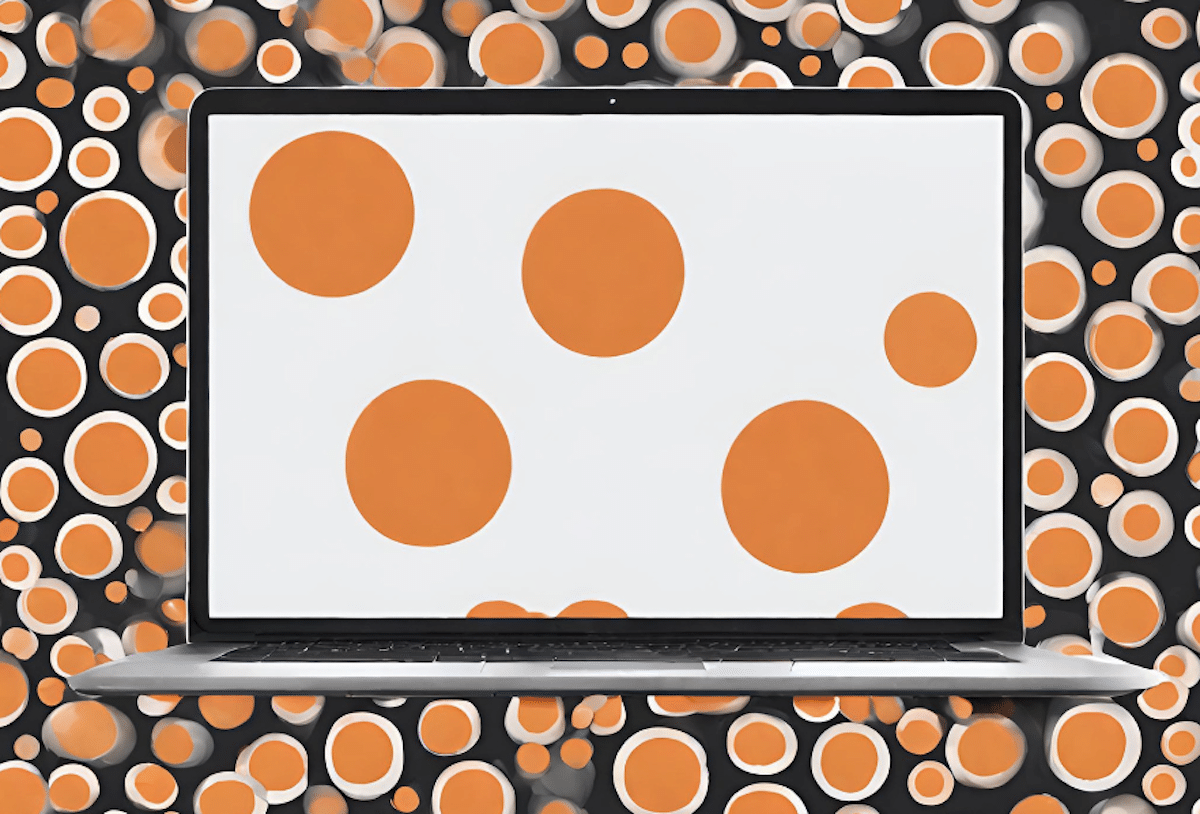 Orange Spot on MacBook Screen