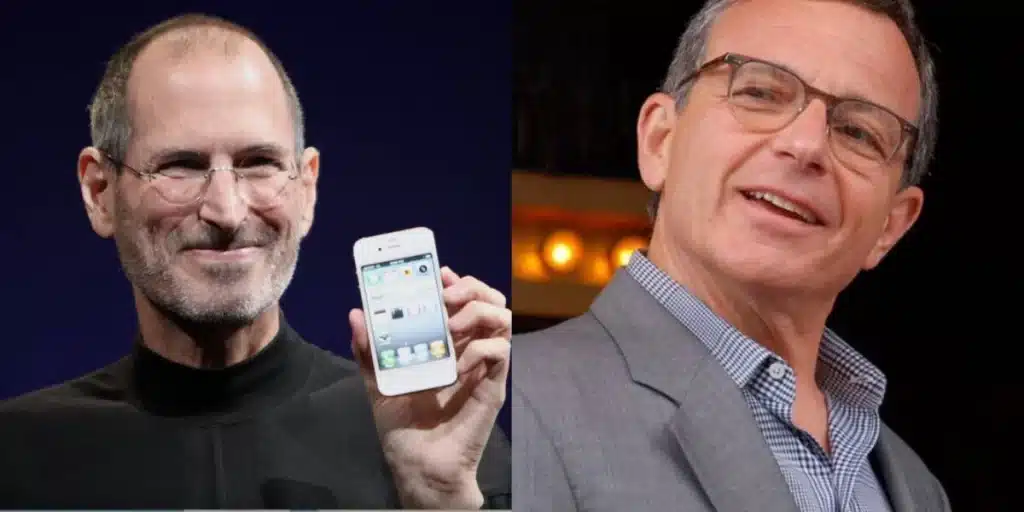 Steve Jobs and Bob Iger