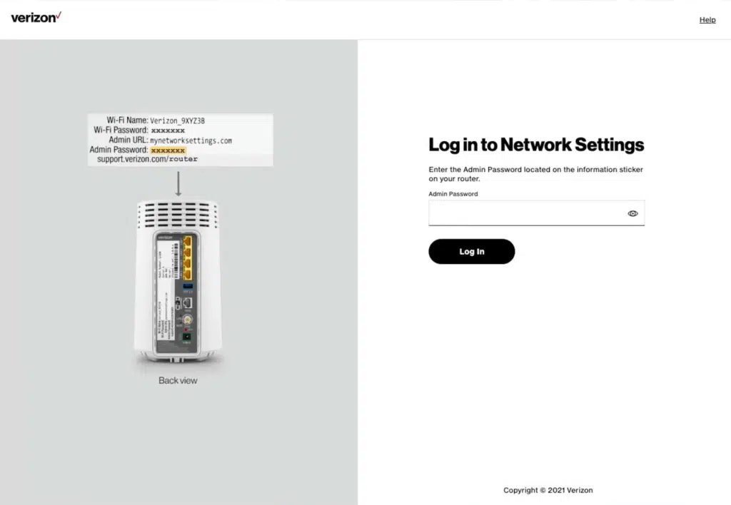 Verizon Router Login