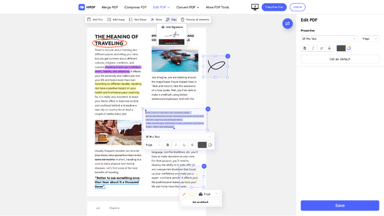Discover AI-Driven Online PDF Editing with Wondershare HiPDF