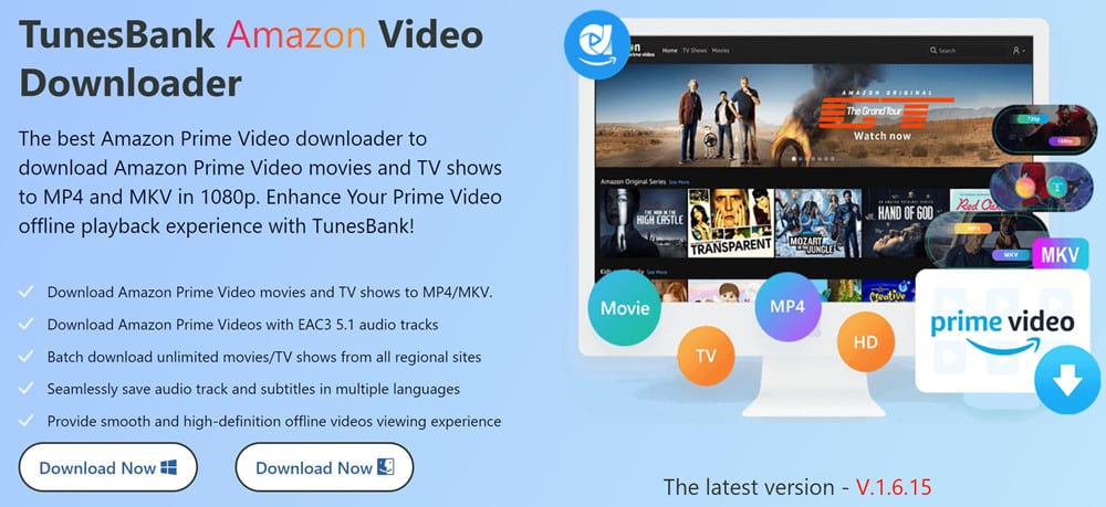 Improve Disney+/Netflix/Hulu/Amazon/HBO Max/Apple TV+ Movies Viewing Experience Offline with TunesBank