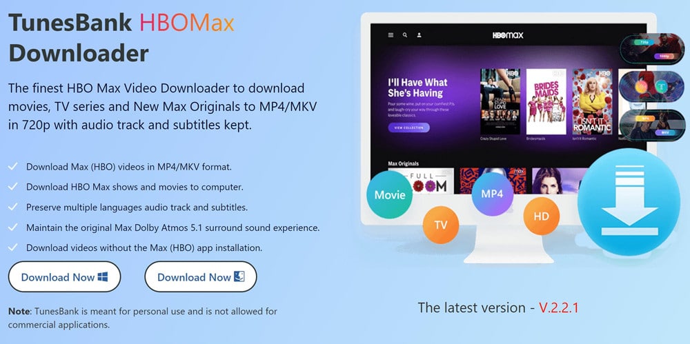 Improve Disney+/Netflix/Hulu/Amazon/HBO Max/Apple TV+ Movies Viewing Experience Offline with TunesBank