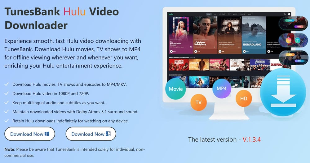 Improve Disney+/Netflix/Hulu/Amazon/HBO Max/Apple TV+ Movies Viewing Experience Offline with TunesBank