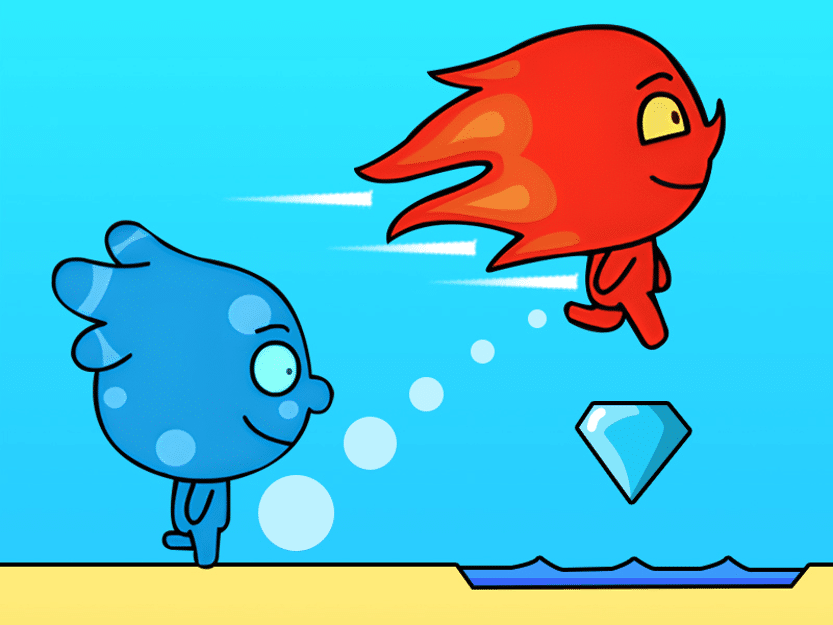 The Best Free Kids Game: Firegirl and Waterboy in the Forest Temple on freegames.com