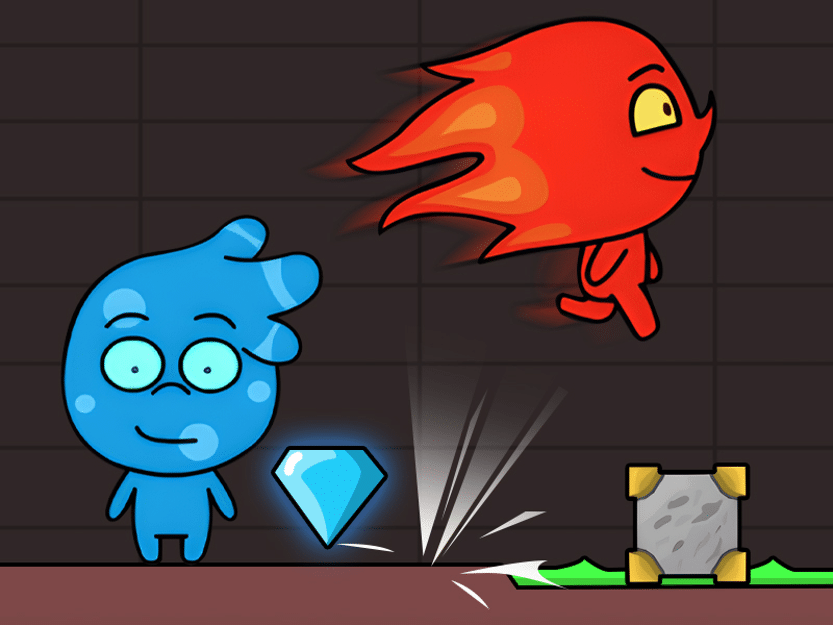 The Best Free Kids Game: Firegirl and Waterboy in the Forest Temple on freegames.com