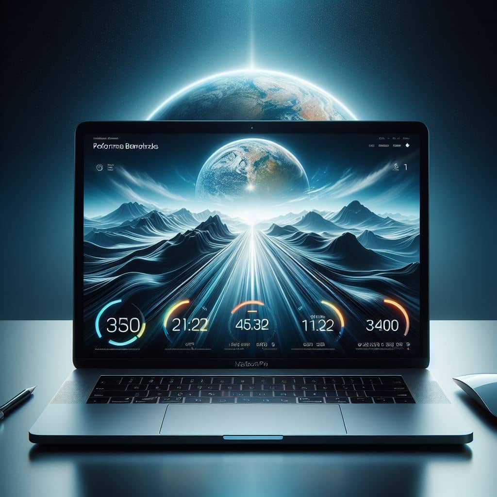 MacBook Pro with M2 Max running Performance Benchmarks