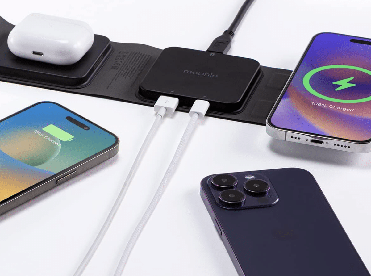 Mophie Wireless 3-in-1 Travel Magnetic Wireless Charging Station