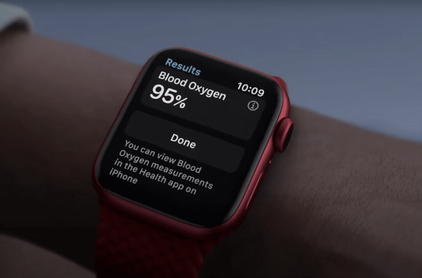 Apple Removes Blood Oxygen Feature