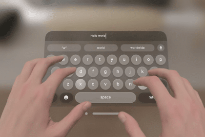 Vision Pro Virtual Keyboard