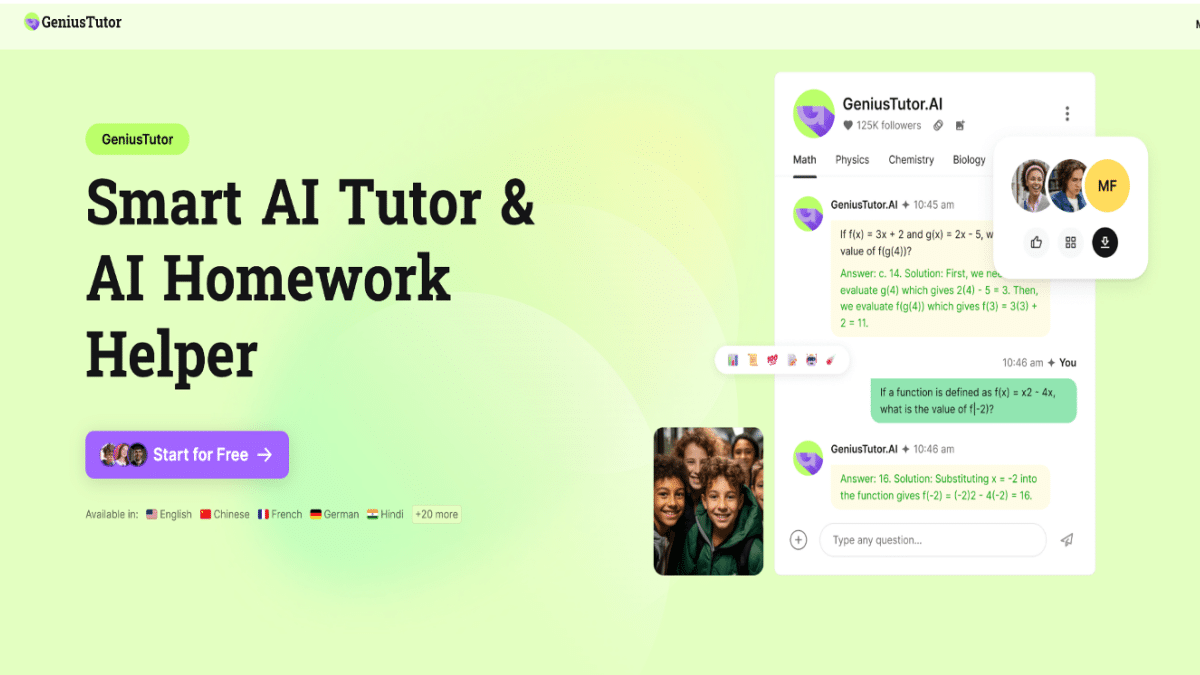 GeniusTutor Review A Complete Analysis of AI Tutoring Platform