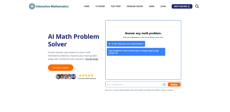 10 Best Math AI Tools to Help Math Students Succeed