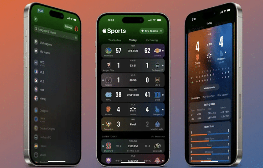 Apple Sports App