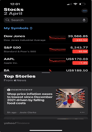 Stocks: Customization Could Improve Apple’s Pre-Installed Financial App