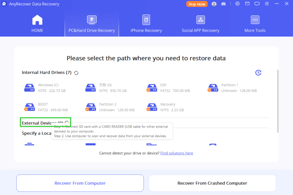 AnyRecover Review: How to Recover Formatted Hard Drive Without Backup