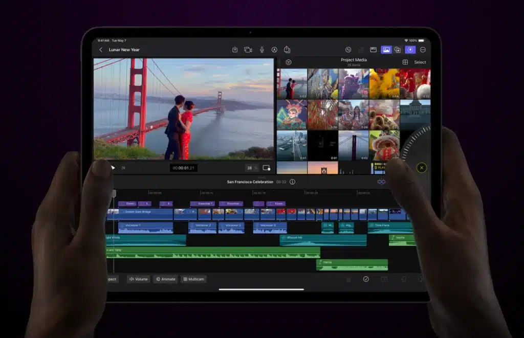 Final Cut Pro for iPad 2 Multicam support