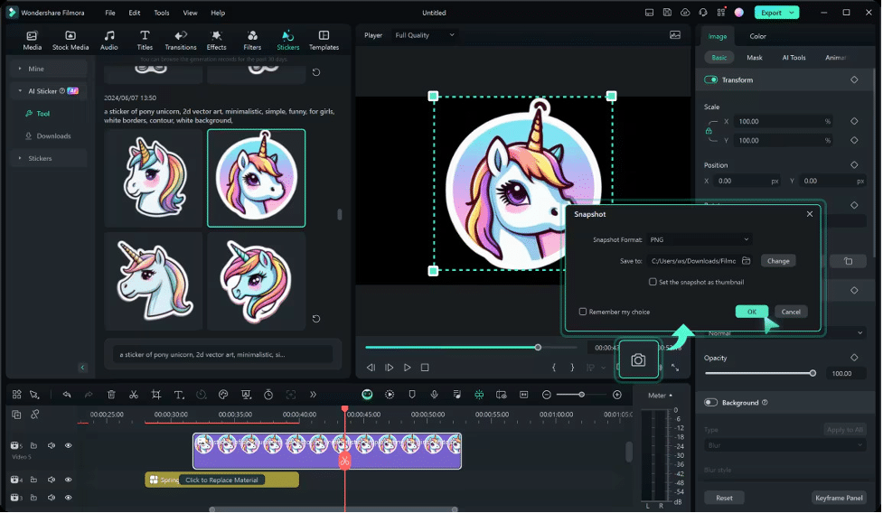 How to Create Custom Stickers Using Wondershare Filmora’s AI Sticker Generator