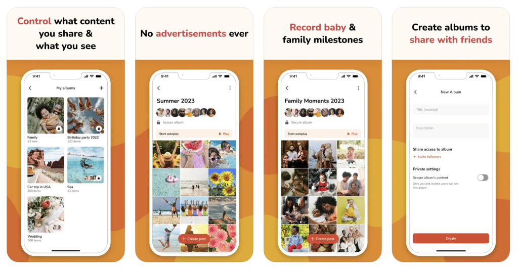 Yourstotell screenshots with iPhone