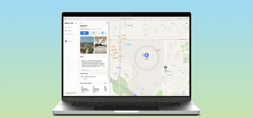 Web Version Apple Maps