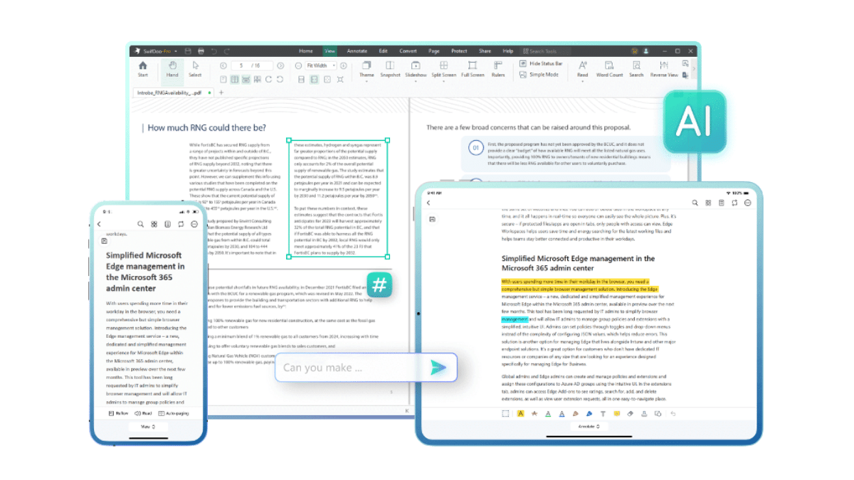 AI-Powered SwifDoo PDF Program Now Supports Hybrid Task