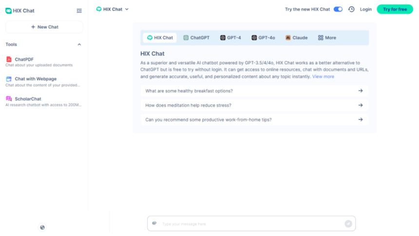 HIX Chat Review The Ultimate New-Gen AI Chat Assistant