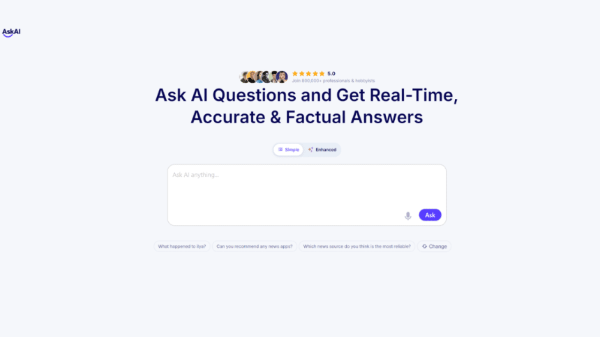 An In-depth Review of AskAI.io: A Powerful AI Search Engine for Fact-Based Information