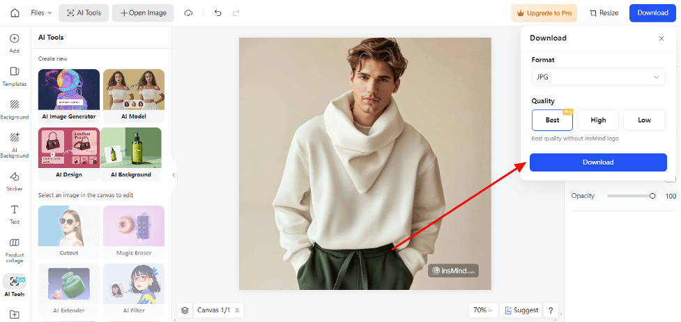 insMind Free Online AI Face Swap Tool – Swap Faces to Become Anyone You Like