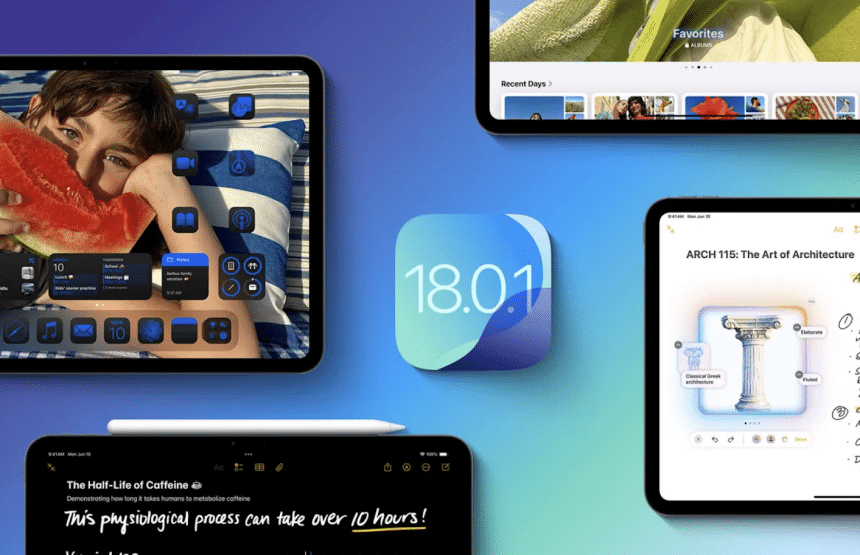 iPadOS 18.0.1