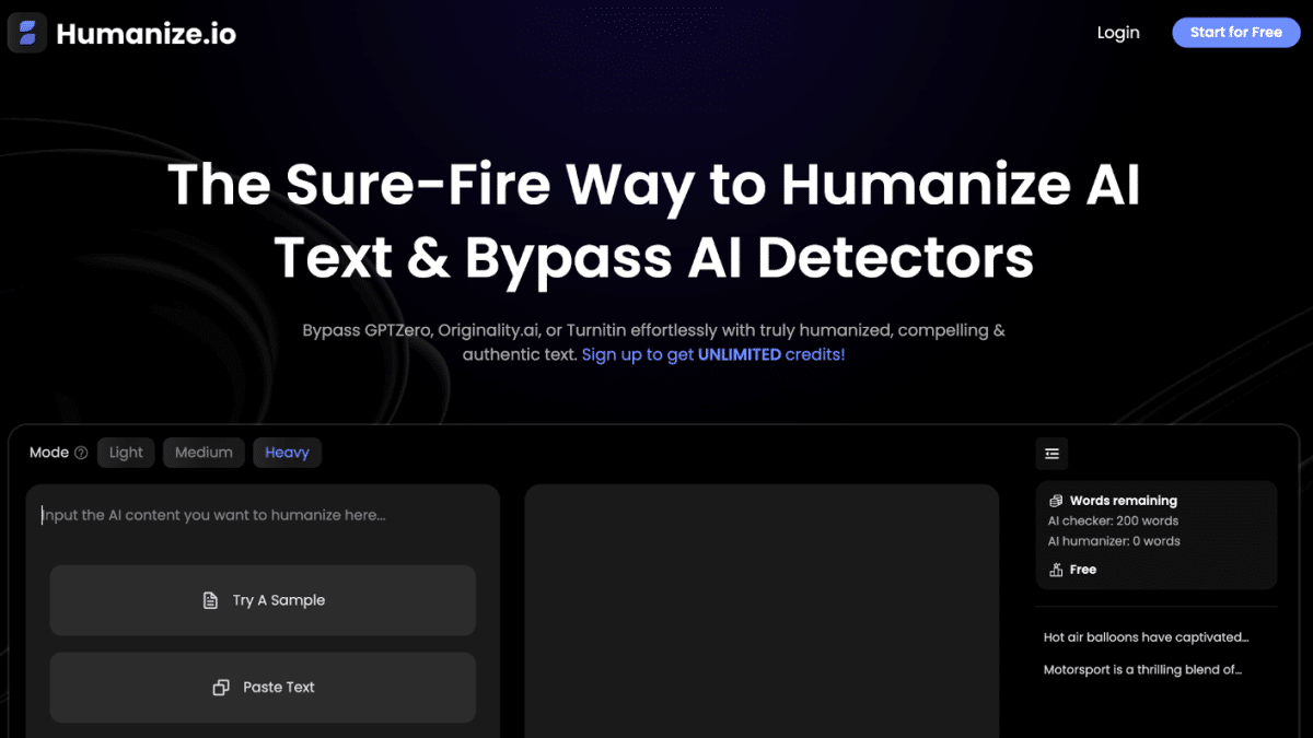 How To Bypass Originality AI Detection With Humanize.io Get 100% Human AI Scores