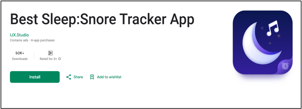 BestSleep app on Play Store.
