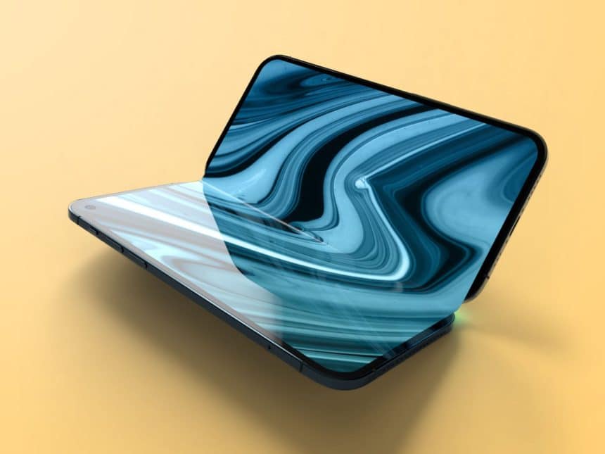 Foldable iPhone render