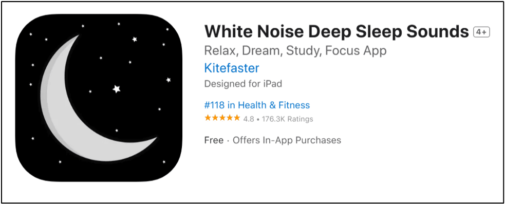 White Noise Deep Sleep Sound app on App Store.