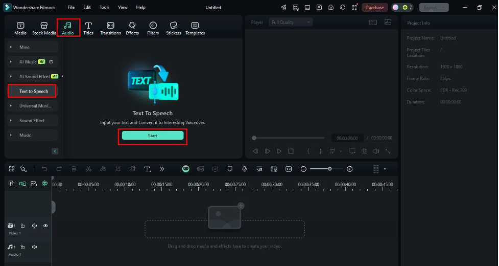 select text-to-speech