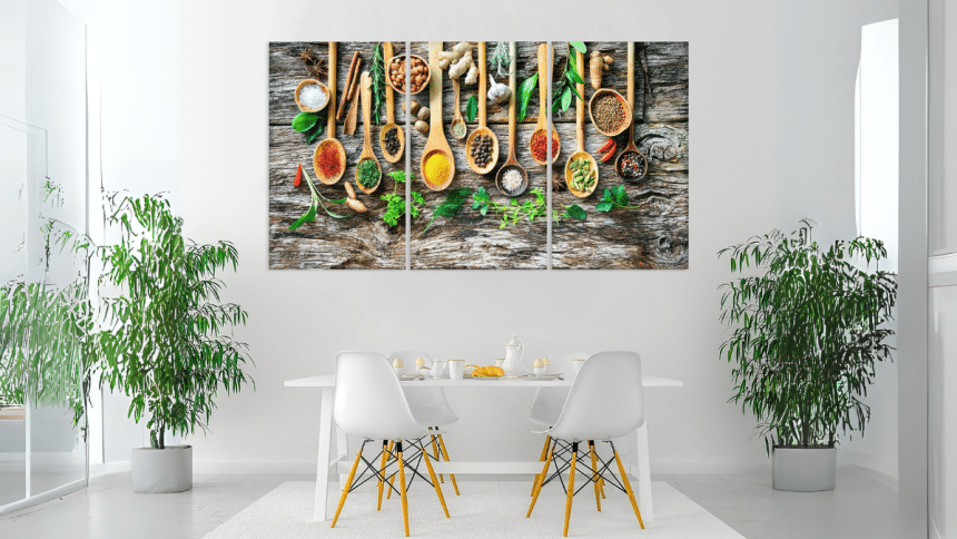 Kitchen Canvas Wall Art Photo Prints A Perfect Blend of Functionality and Style